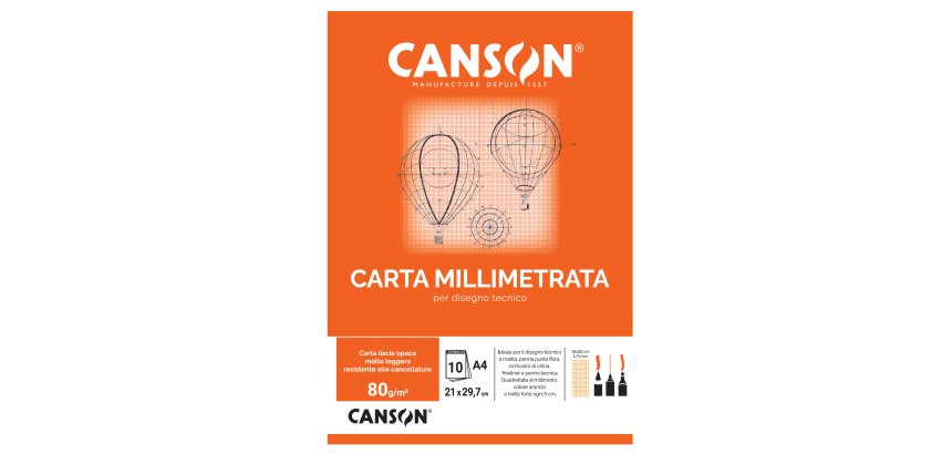 Canson C200005812 art paper 10 sheets