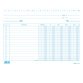 100 schede dare/avere/saldo/iva - 17 x 24 cm orizz. - Edipro