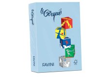 Carta Le cirque - A3 - 80 gr - azzurro pastello 106 - Favini - conf. 500 fogli