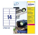Avery White Heavy Duty Labels - Laser - L7063