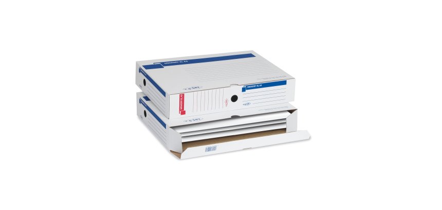 SEI Rota 673205 file storage box Cardboard, PVC Blue, White