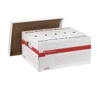 Scatola archivio Memory X File - con coperchio - dorso 27,5 cm - 37 x 27 x 52 cm - bianco - Sei Rota