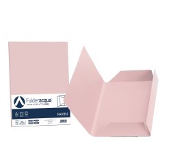 Cartelline 3 lembi Acqua - 200 gr - 24,5x34,5 cm - rosa - Favini - conf. 25 pezzi
