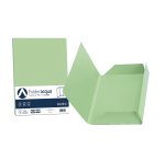 Cartellina 3 lembi Acqua - 200 gr - A4 - cartoncino bristol - verde chiaro - Favini - conf. 25 pezzi