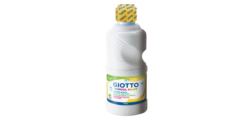 Tempera pronta - 250ml - bianco - Giotto