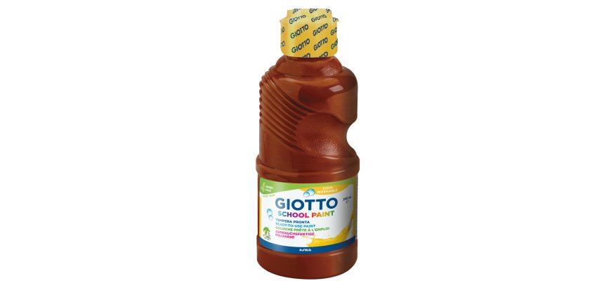Tempera pronta - 250ml - marrone - Giotto