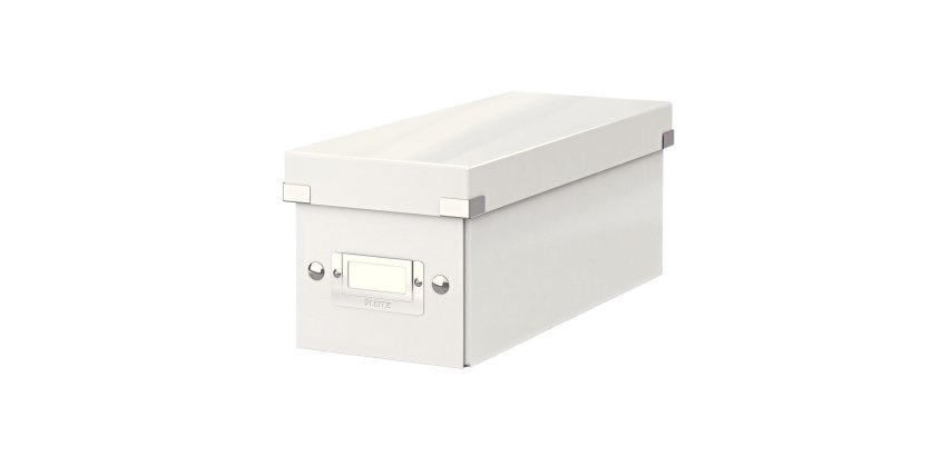Scatola archivio Click & Store - per CD - 14,3 x 13,6 x 35,2 cm - bianco - Leitz