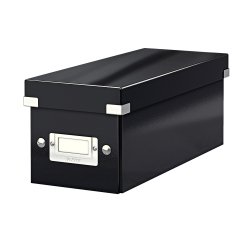 Scatola archivio Click & Store - per CD - 14,3x13,6x35,2 cm - nero - Leitz
