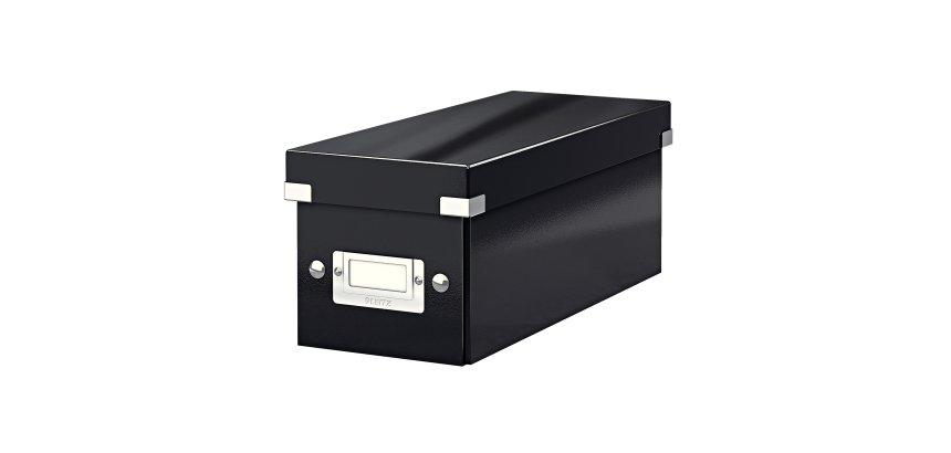 Scatola archivio Click & Store - per CD - 14,3 x 13,6 x 35,2 cm - nero - Leitz