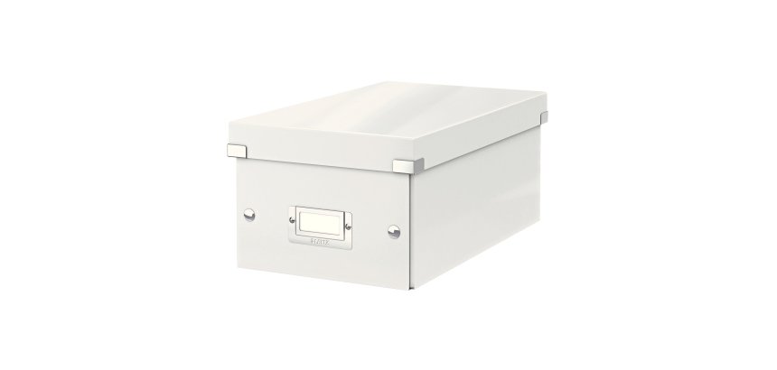Scatola archivio Click & Store - per DVD - 20,6 x 14,7 x 35,2 cm - bianco - Leitz