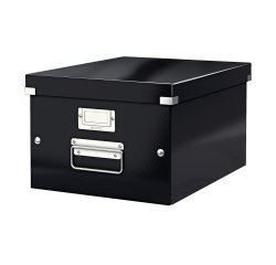 Scatola archivio Click & Store - 28,1x20x37cm (A4) - nero - Leitz