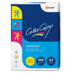 Carta Color Copy - A3 - 350 gr - bianco - Mondi - conf. 125 fogli