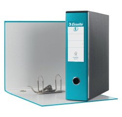 Registratore Eurofile G53 - dorso 8 cm - commerciale 23 x 30 cm - turchese - Esselte