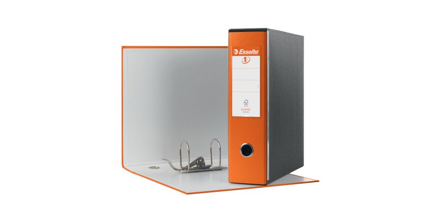 Registratore Eurofile G53 - dorso 8 cm - commerciale 23 x 30 cm - arancione - Esselte