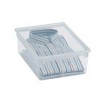 Contenitore multiuso Light Box M - 27,8x39,6x13,2 cm - 12 L - plastica - trasparente - Terry