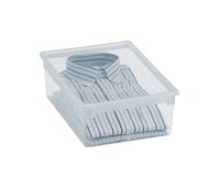 Contenitore multiuso Light Box M - 27,8x39,6x13,2 cm - 12 L - plastica - trasparente - Terry