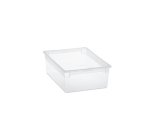 Contenitore multiuso Light Box M - 27,8x39,6x13,2 cm - 12 L - plastica - trasparente - Terry
