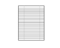 Carta uso bollo - A4 - 80 gr - 1 rigo - c/margine - bianco - Sabacart - conf. 500 fogli