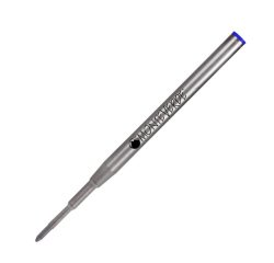 En_recambio boligrafo monteverde compatible con los de montblanc blister 2 unidades color azul punta media