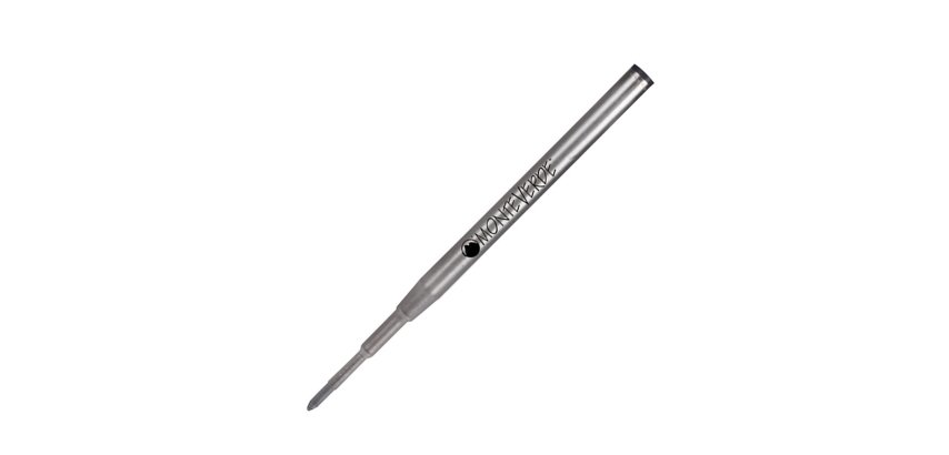 Refill per sfera Montblanc - punta large - nero  - Monteverde - conf. 2 pezzi