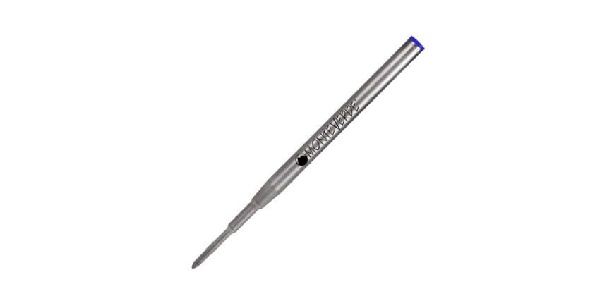 Refill per sfera Montblanc - punta large - blu  - Monteverde - conf. 2 pezzi