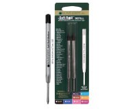 Refill per sfera Parker - punta media - nero  - Monteverde - conf. 2 pezzi