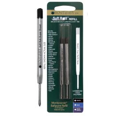 Refill per sfera Parker - punta large - nero  - Monteverde - conf. 2 pezzi