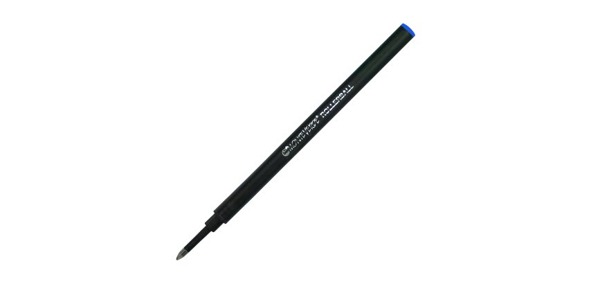 Refill in plastica per roller  - punta fine - blu - Monteverde - conf. 2 pezzi