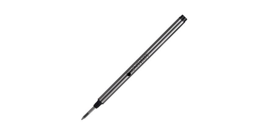 Refill in metallo per roller Montblanc  - punta fine - nero - Monteverde - conf. 2 pezzi