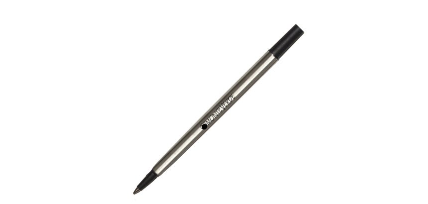 Refill in metallo per roller Parker  - punta fine - nero - Monteverde - conf. 2 pezzi