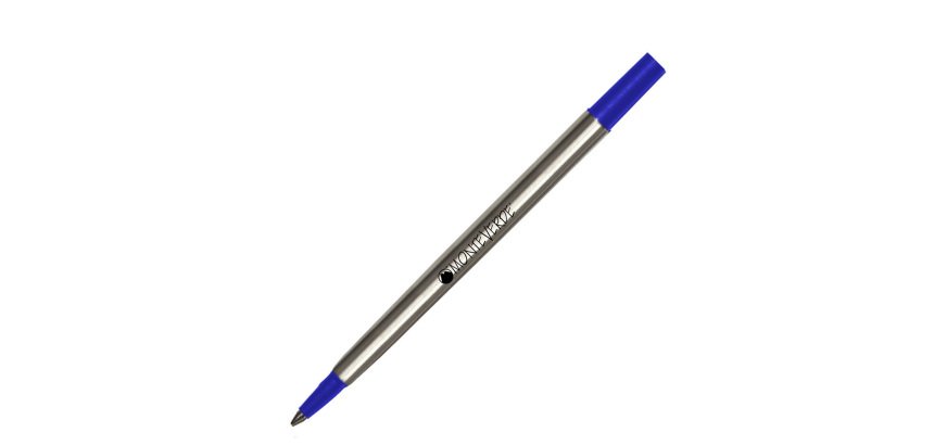 Refill in metallo per roller Parker - punta fine  - blu - Monteverde - conf. 2 pezzi