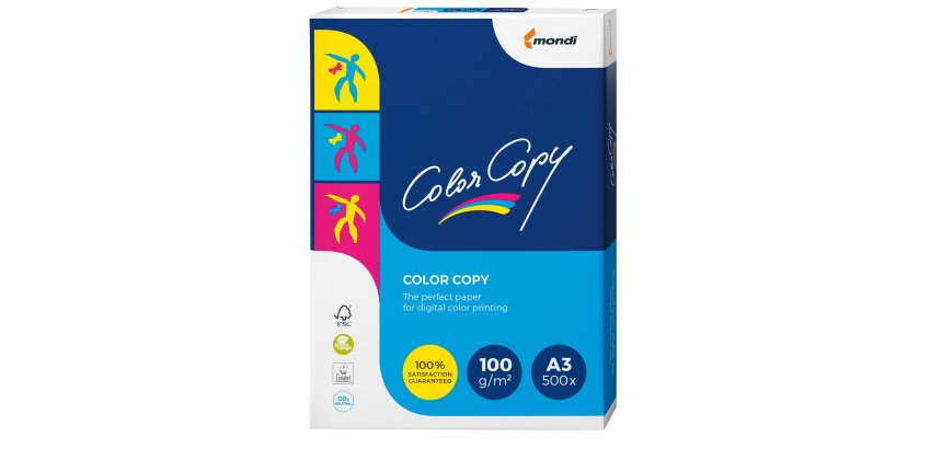 Carta Color Copy - 320 x 450 mm - 100 gr - bianco - Sra3 - Mondi - conf. 500 fogli