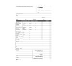 Blocco conto albergo/pensione - 7 giorni - uso mano - 23 x 15cm - 100 fogli - Edipro