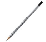 Matita di grafite Grip 2001 - gradazione HB - triangolare - con gommino - Faber-Castell