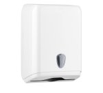 Dispenser asciugamani piegati a C/V/Z - 28x13,7x37,5 cm - plastica - bianco - Mar Plast