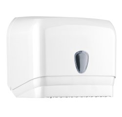 Dispenser per asciugamani in rotolo/fogli - 30x19,5x25,1 cm - bianco - Mar Plast