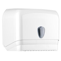 Dispenser per asciugamani in rotolo/fogli - 30x19,5x25,1 cm - bianco - Mar Plast