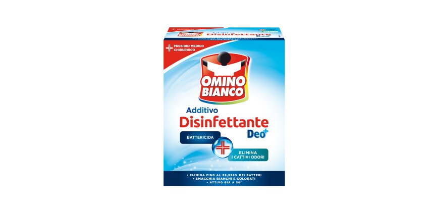 Additivo Omino Bianco disinfettante per tessuti - 450 gr - Omino Bianco
