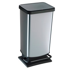En_pattumiera a pedale paso - 35x26x68 cm - 40 l