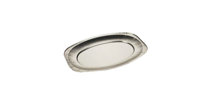 Vassoio in alluminio - 35 x 24,3 x 2,1 cm - Cuki professional - conf. 10 pezzi