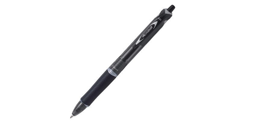 Penna a sfera a scatto Acroball Plastic Begreen - punta 1,0mm - nero - Pilot