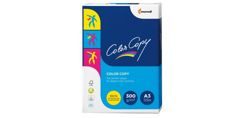 Carta Color Copy - 320 x 450 mm - 300 gr - bianco - Sra3 - Mondi conf. 125 fogli