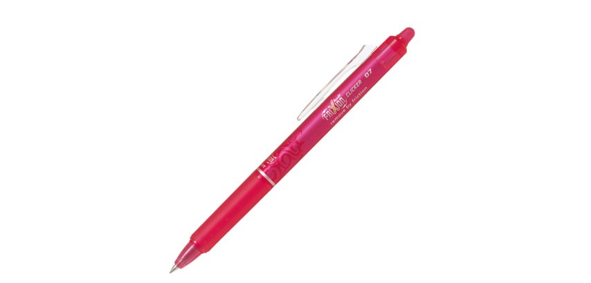 Penna a sfera a scatto Frixionball Clicker - punta 0,7mm  - rosa - Pilot