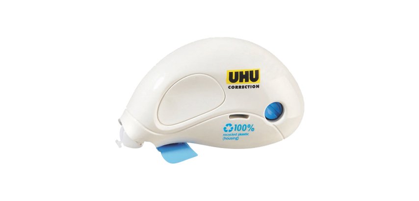 Correttore a nastro Compact Mini - 5 mm x 6 m - plastica riciclata - Uhu
