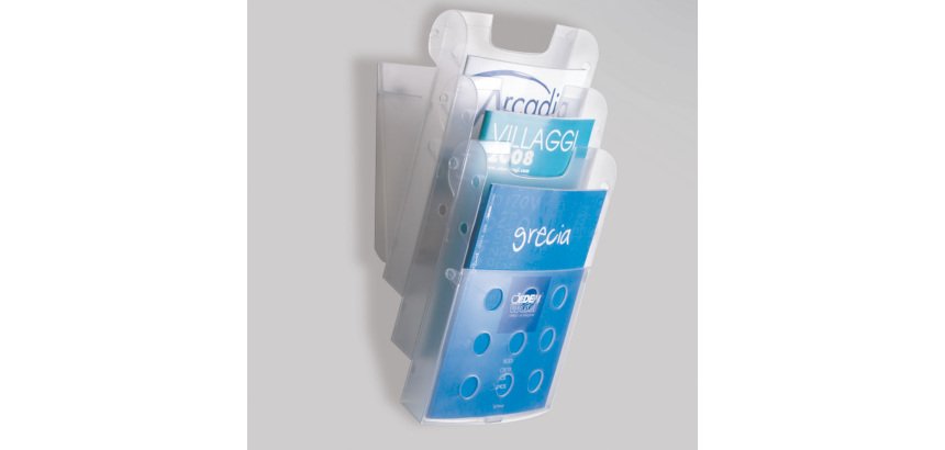 Vaschette portariviste da parete - Tecnostyl - set 3 tasche A4