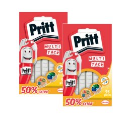 Gommini adesivi Multi-Tack - riutilizzabili - bianco - Pritt - conf. 95 pezzi