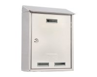 Cassetta postale Elios Steel - 35 x 45 x 15 cm - acciaio inox - Metalplus