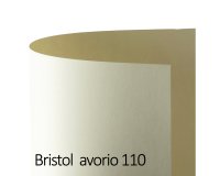 Cartoncino Bristol Color - 70x100cm - 200gr - avorio 110 - Favini - blister 10 fogli