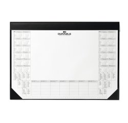 Sottomano - con blocco appunti da 25 fogli - 59 x 42 cm - nero - Durable
