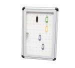 Bacheca murale portachiavi - 30 x 45 cm - 45 posti chiave - Metalplus